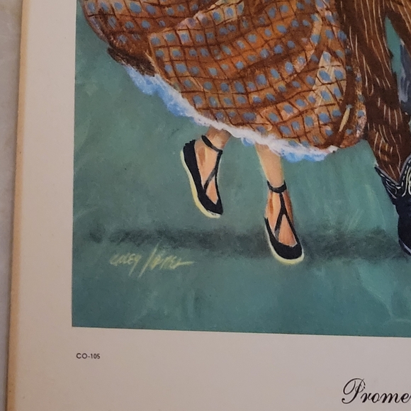 Argosy Square Dancing Couples Framed Art Prints Casey Jones Vintage - Picture 14 of 14